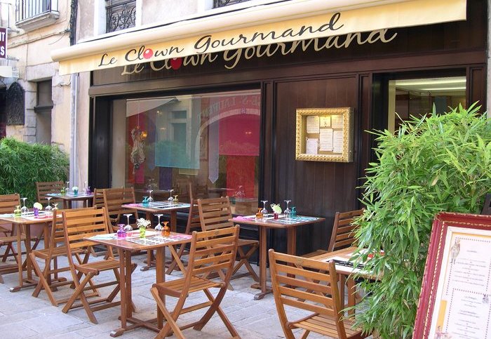 La terrasse du Clown Gourmand